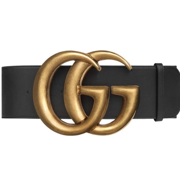 Gucci Accessories - Authentic Gucci Calfskin Black Marmont GG Wide Belt-size (70/28) Style 453265